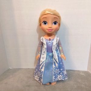 Disney Elsa Frozen Northern Lights Singing Talking 13" Doll